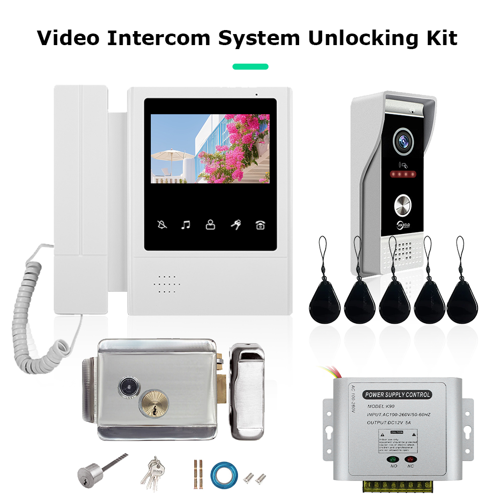 Smart Doorbell Wired - 4.3 インチ LCD ビデオインターホンシステム ホームサポート用 2