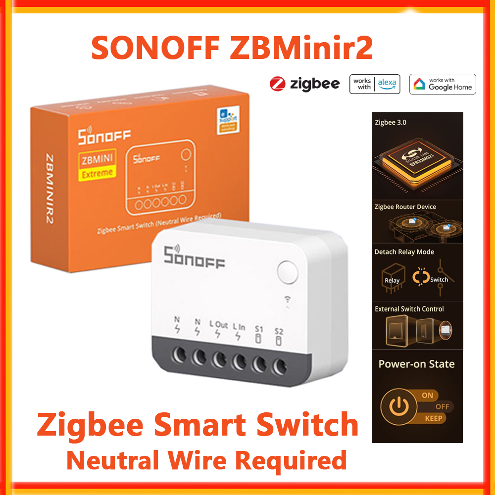 Sonoff Basic Switch - SONOFF ZBMinir2 Zigbeeスマートスイッチ ZBMini R2 Extreme