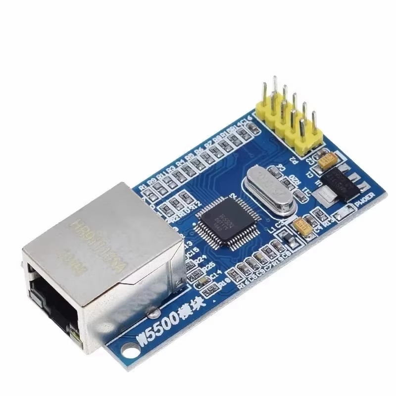 Ethernet Module W5500 - W5500 spi to lanイーサネットネットワークモジュールコンバーター、tcp ip、51、stm32、spiインターフェイス、arduino Internet