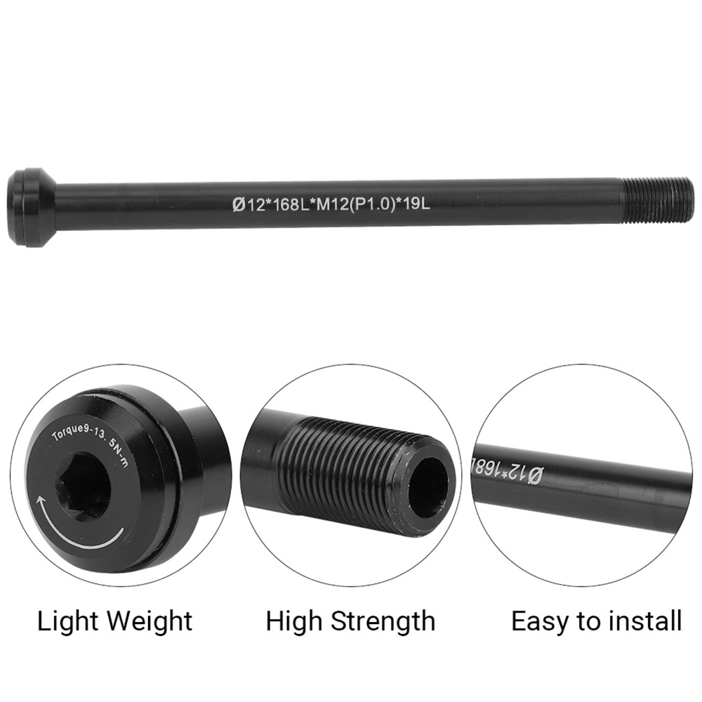 Matter Hub Thread - 1.0 スレッドピッチバイクスルーアクスル 142*12 スレッドアルミ合金リアフォークスルーアクスル M12(P1.0)*19 スルーアクスルスキュアーバイク修理