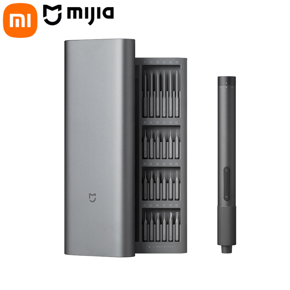 Home Automation Diy Kit - Xiaomi Mijia 電動精密ドライバー磁気キット 24 個のネジ頭付き電動工具セット スマートホーム
