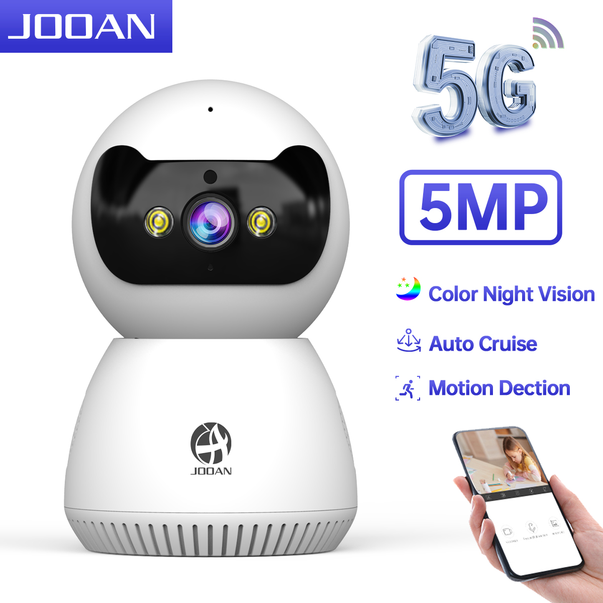 JOOAN 5MP 3MP IP カメラ 5G WiFi ス - Eufy Camera E220 のレビューと価格
