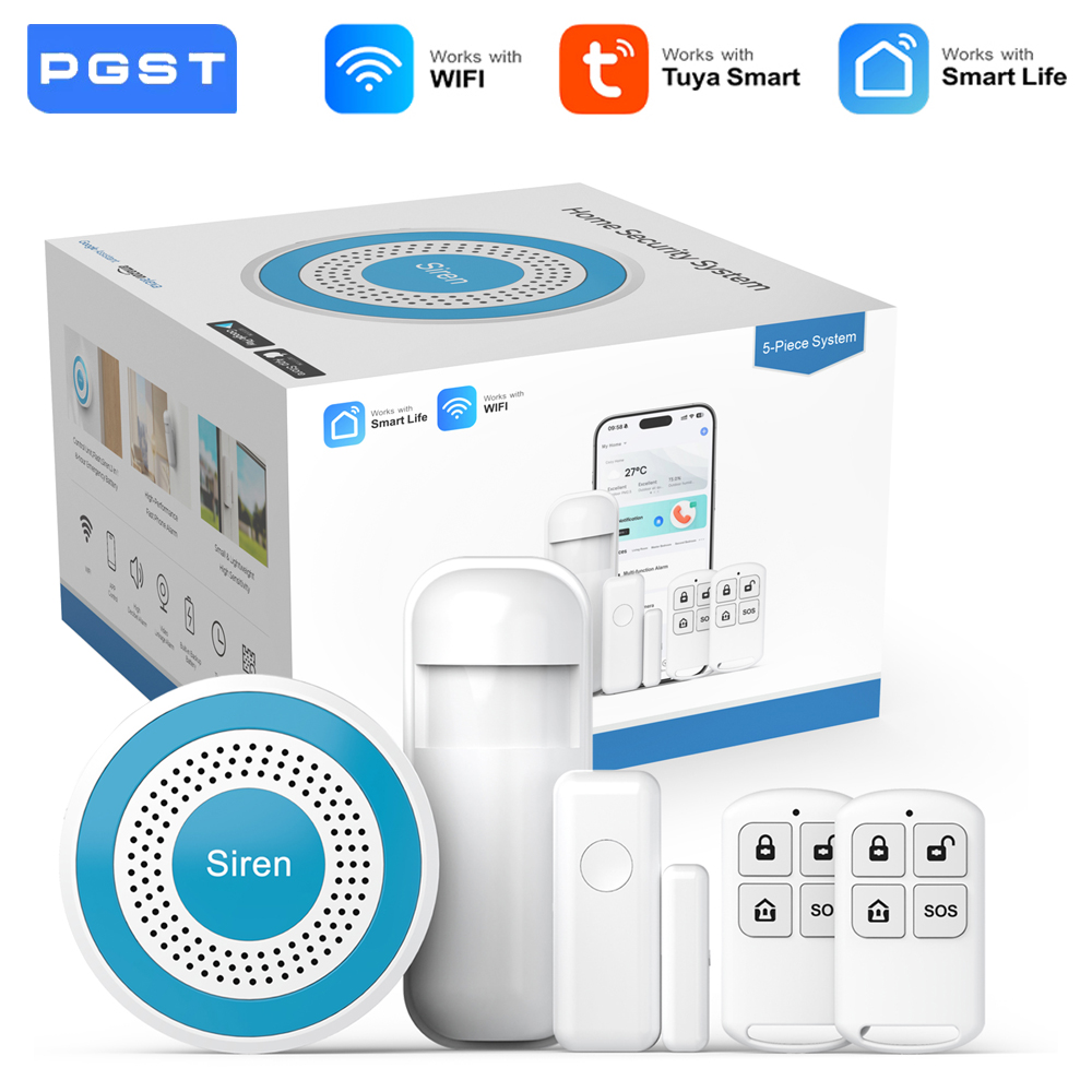 PGST WiFi スマートライフアラームセキュリティシステ - Home Automation Tutorial のレビューと価格