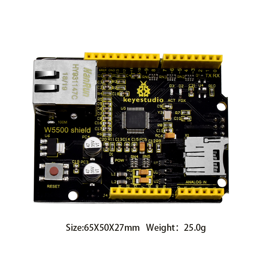 Keyestudio w5500イーサネットシールドequa - Ethernet Module W5500 のレビューと価格