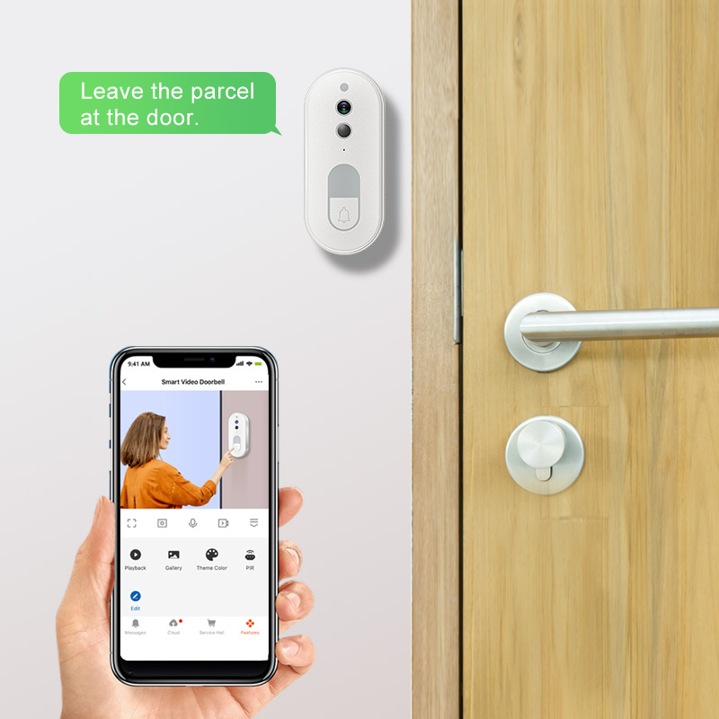Tuya スマートビデオドアベル ワイヤレス 1080P H - Smart Doorbell Wired のレビューと価格