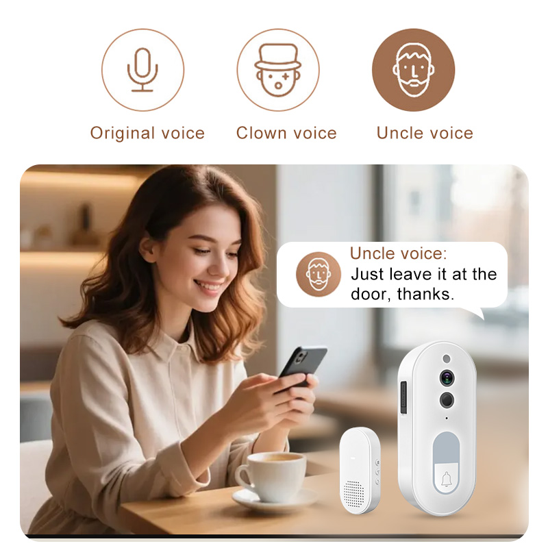 Tuya スマートビデオドアベル ワイヤレス 1080P H - Smart Doorbell Wired のレビューと価格