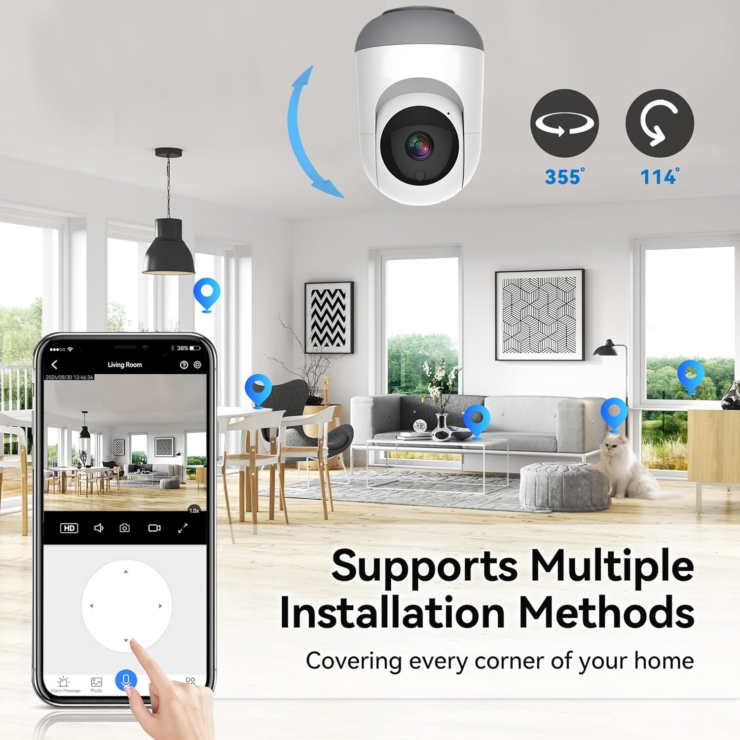 4MP Tuya WiFiカメラ、2.4/5G デュアルバン - Eufy Camera E220 のレビューと価格