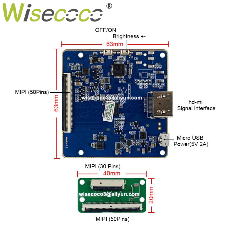 Wisecoco 4インチ720 × 720 lcdディスプ - Home Automation Raspberry Pi のレビューと価格