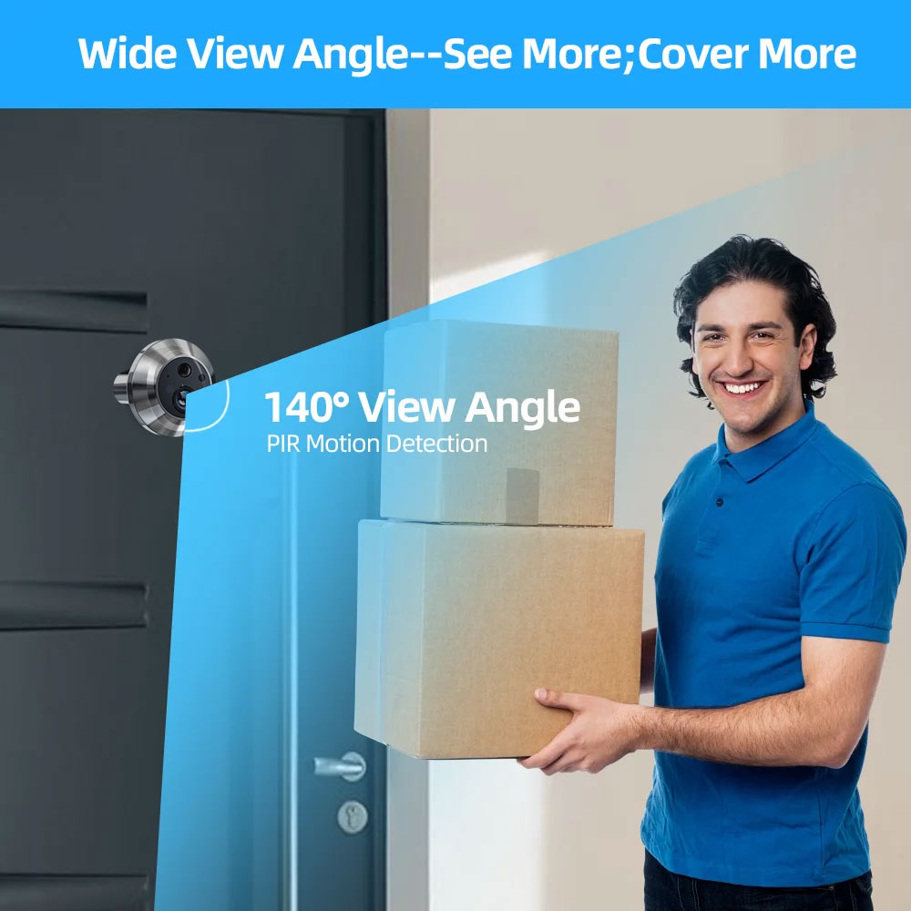 Tuya Smart 5MP 140 °   広視野角デジタ - Smart Doorbell Wired のレビューと価格