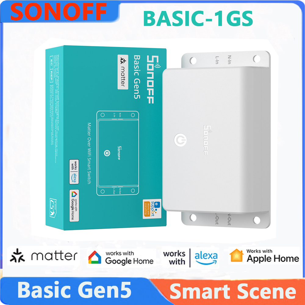 SONOFF Basic Gen5 (BASIC-1GS)  - Sonoff Basic Switch のレビューと価格