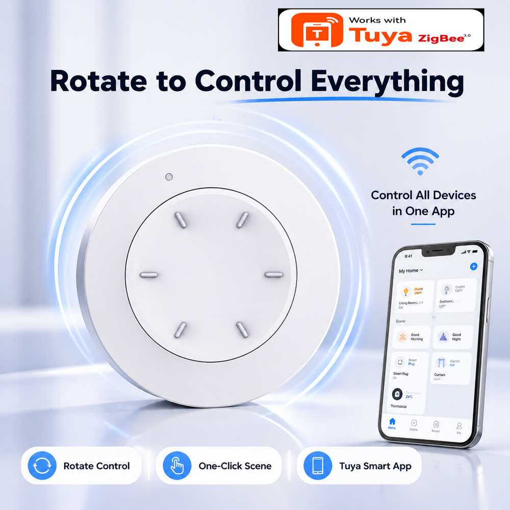スマート ZigBee ノブスイッチ Tuya スマートライ - Home Automation Ideas のレビューと価格