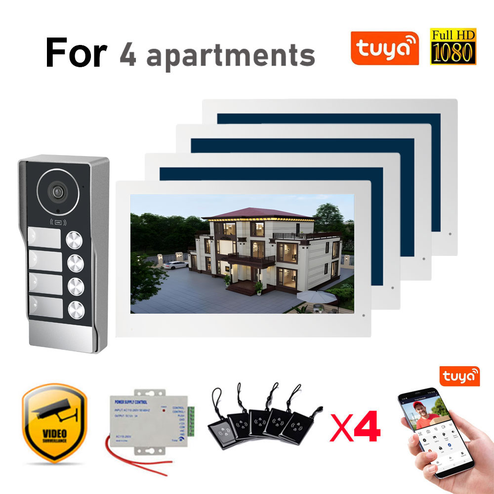 7インチタッチモニタービデオWifiインターホンTuyaスマ - Smart Doorbell Wired のレビューと価格