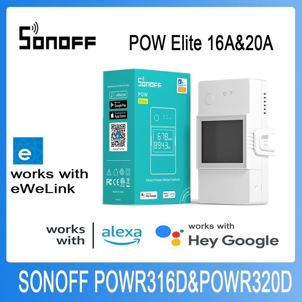 SONOFF Pow Elite パワーメーター Wifi  - Sonoff Basic Switch のレビューと価格