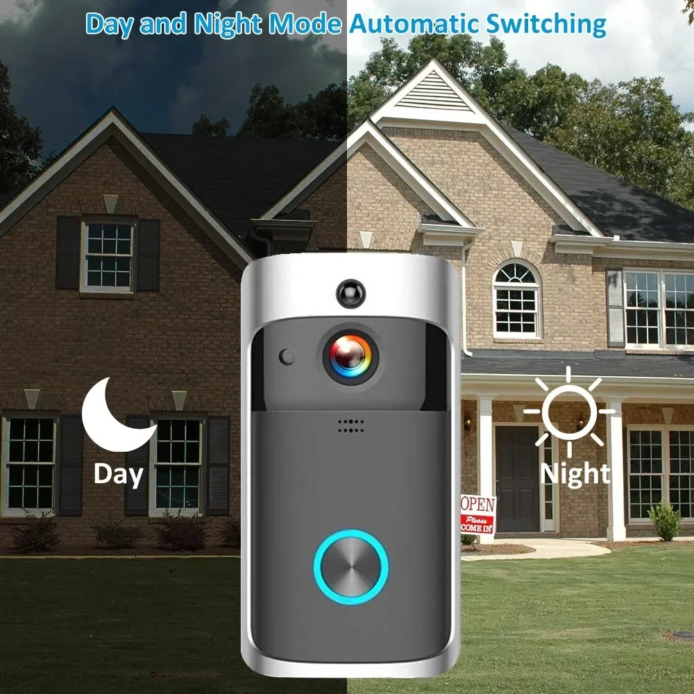 720P HD スマートホームワイヤレス WIFI ドアベル - Smart Doorbell Wired のレビューと価格