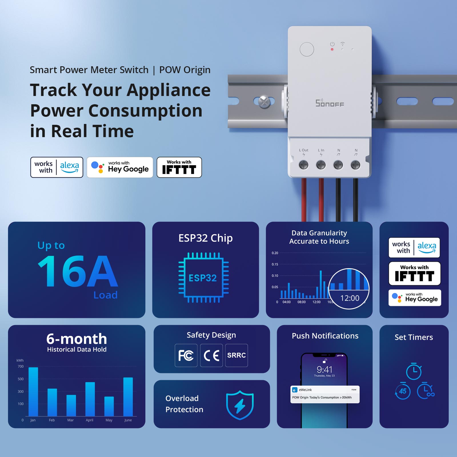 SONOFF POW 原点 Powr316 インテリジェンス - Sonoff Basic Switch のレビューと価格