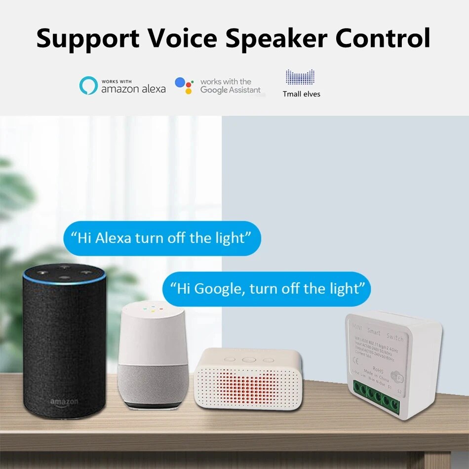 Tuya Smart Lifeアプリ対応 Mini 16A  - Home Automation Ideas のレビューと価格