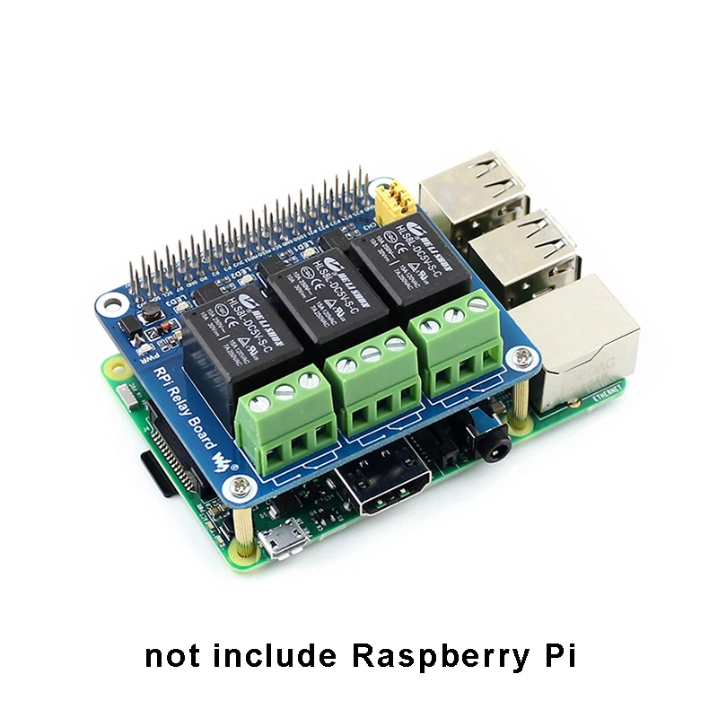 3 チャンネルリレー拡張ボード Raspberry Pi 4 - Home Automation Raspberry Pi のレビューと価格